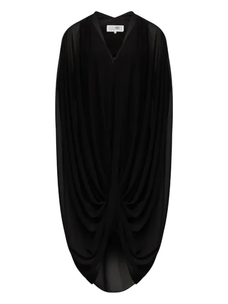 Rochie Mm6 Maison Margiela drapată de costum negru