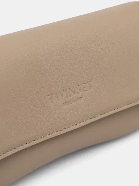 Twinset női bőr táska bézs