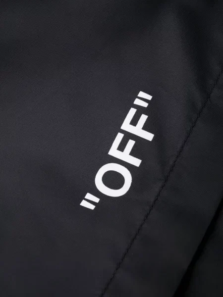 Spodní díl plavek Off-white s potiskem bílý