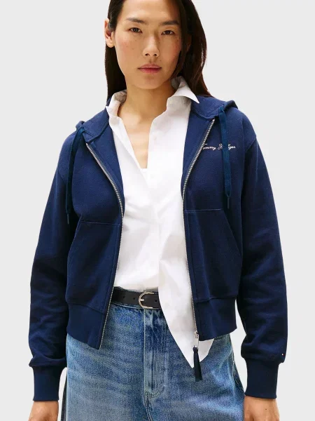 Толстовка Tommy Hilfiger синя