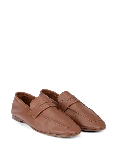 Pantofi loafer Sophique din piele maro