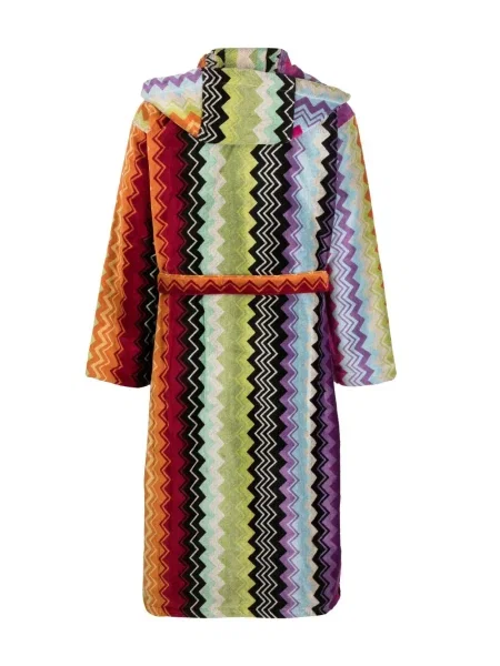 Raštuotas chalatas Missoni Home oranžinė
