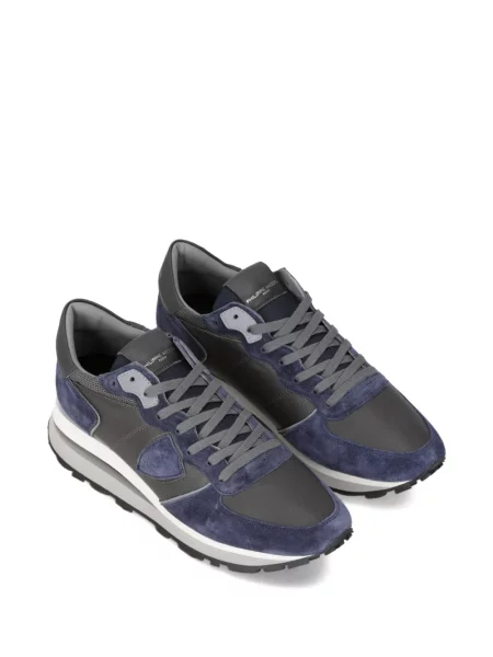 Sneakerși Philippe Model Paris din piele de căprioară gri