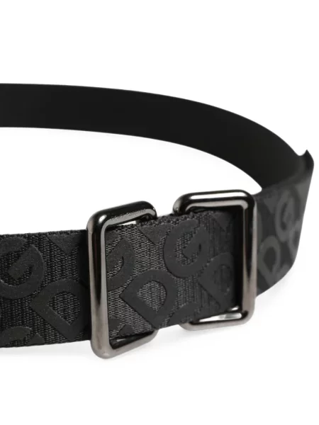 Cu centură curea Dolce & Gabbana din jacard negru