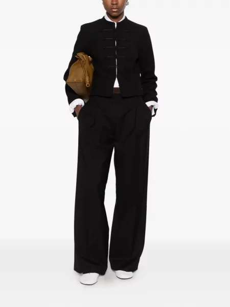 Pantaloni Loewe cu autograf negru
