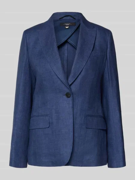 Żakiet o kroju shaped fit z czystego lnu model NALUT' Weekend Max Mara