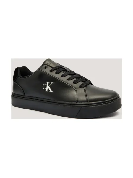 Calvin Klein Bőr edzőcipő CLASSIC fekete