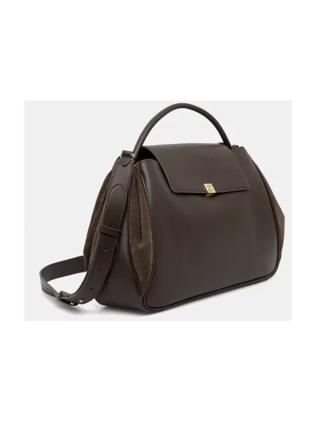 Coccinelle torebka crossbody skórzana zielona