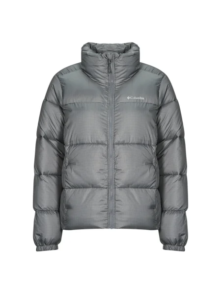 Dámska zateplená bunda Columbia Puffect II Full Zip city grey sivá