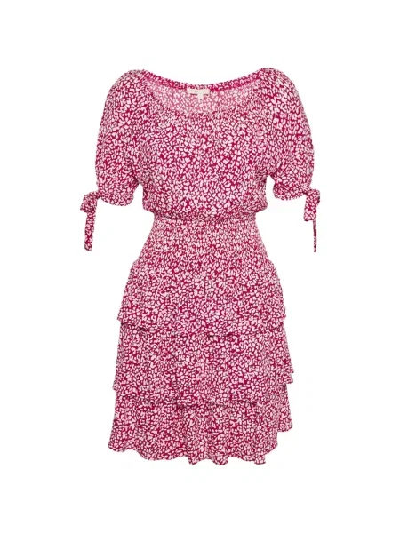 Rochie midi Maje cu imagine roșu