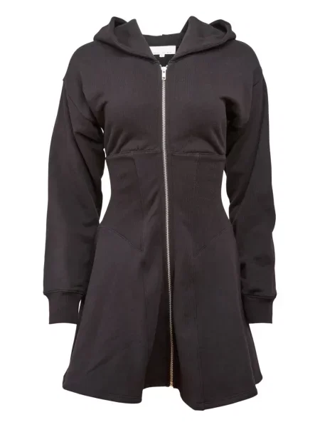 Sukienka Fleur Du Mal z kapturem garniturowa czarna