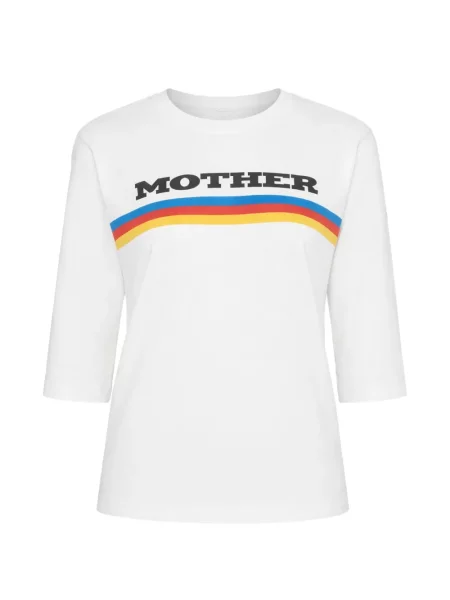 Koszulka w paski Mother w paski biały