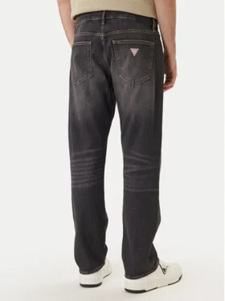 Guess Jeans Džinsai Straight Leg pilka