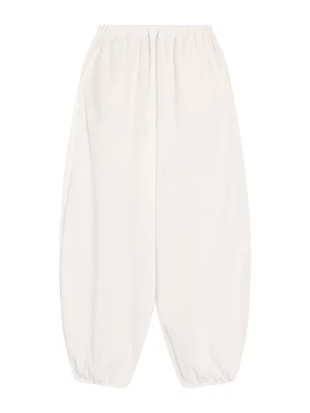 Bershka Pantaloni murdar alb
