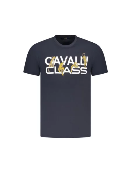 Koszulka Cavalli Class niebieska