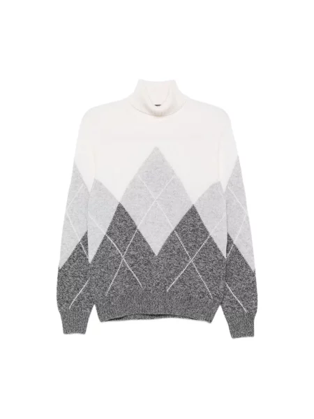 Sweter z golfem Barba do golfa szary