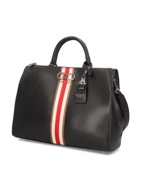 GUESS NELKA STATUS SATCHEL černá