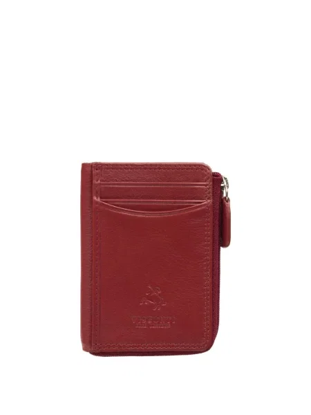 Visconti Візитниця Шкіра бордовий