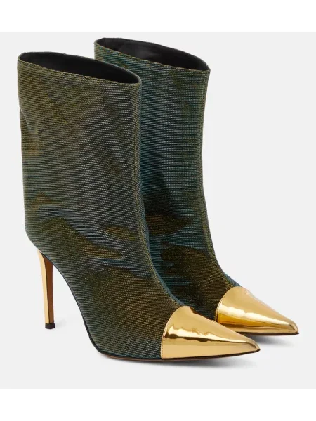 Buty do kostki Alexandre Vauthier o krotszym kroju złote