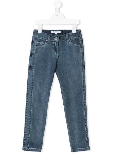 Jeansy skinny dziecięce Givenchy niebieskie