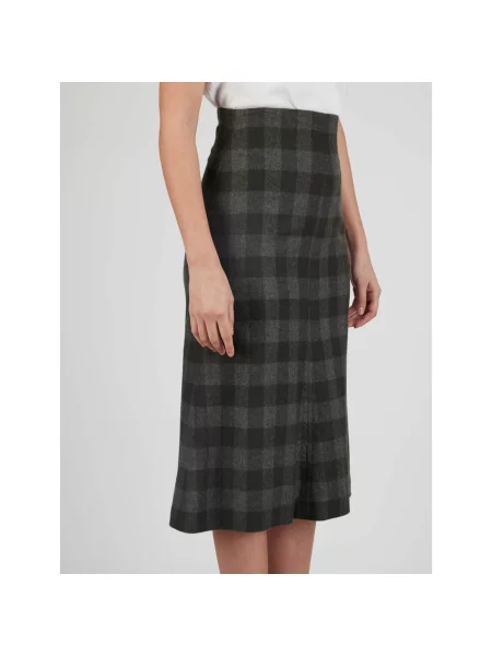 Spódnica midi Kiton zielona