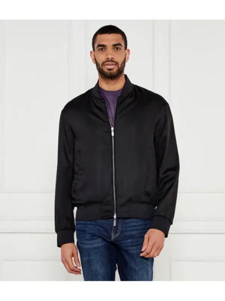Armani Exchange Kétoldalas bomber dzseki fekete
