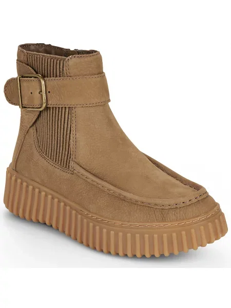 Pantofi Clarks cu cataramă bej