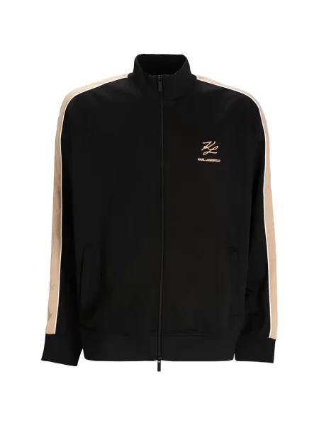 Pulover Karl Lagerfeld cu dungi negru