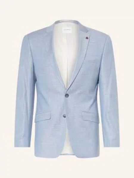 Roy Robson Marynarka Garniturowa Slim Fit blau niebieska