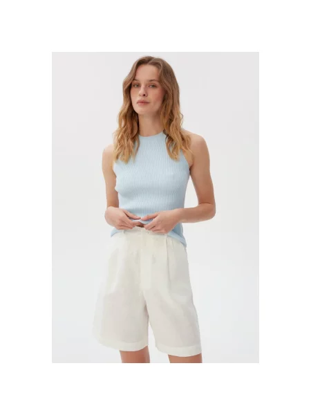 Топ в рубчик Estro блакитний