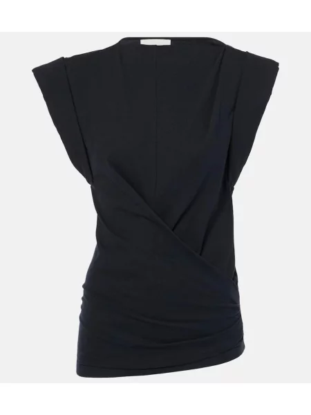 Top Isabel Marant din jerseu negru