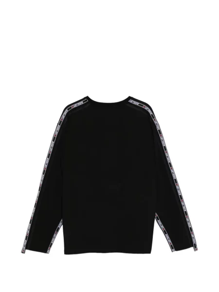 Tricou We11done cu broderie negru