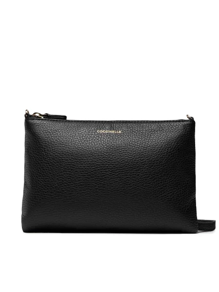 Coccinelle crossbody torba za žene kožna BEST CROSSBODY crna