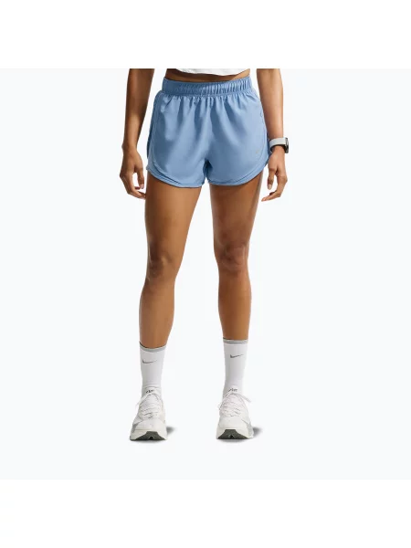 Pantaloni scurți de alergare pentru femei Nike Tempo work blue/work blue albastru