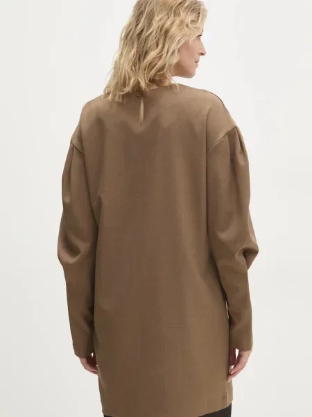 Сукня Answear Lab mini oversize коричневий