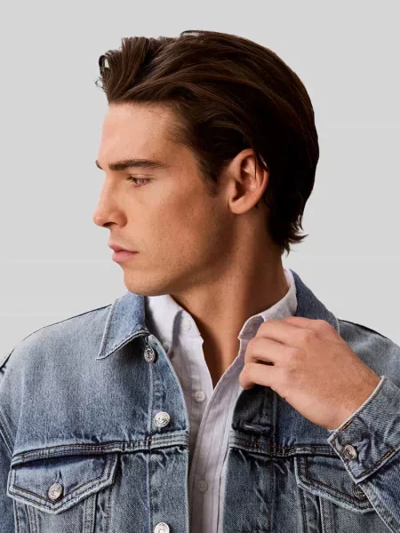 Kurtka jeansowa o kroju regular fit z czystej bawełny Calvin Klein Jeans niebieska