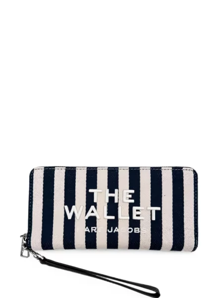 Portofel Marc Jacobs cu broderie albastru