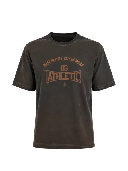 Tricou Dolce & Gabbana cu imagine maro