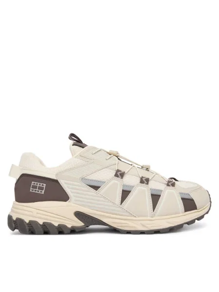 Tommy Jeans Sneakers Tjm Outdoor Runner Écru