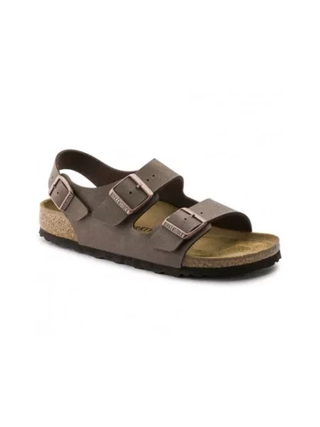 Sandały Birkenstock zamszowe brązowe