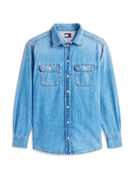 Blúzka Tommy Jeans modrá