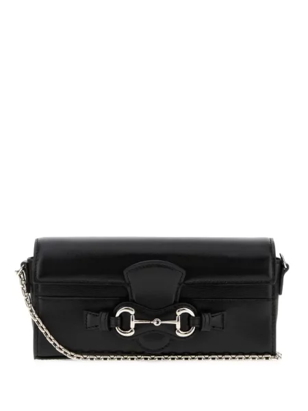 Colier Gucci cu bretele negru