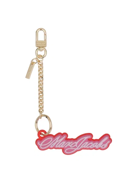 Marc Jacobs Zawieszka Do Torby pink różowa