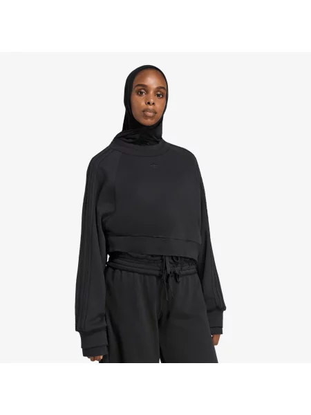 Суитшърт adidas Winterized Double Crew Sweatshirt Black L черно
