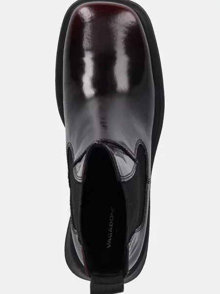 Кожаные ботинки Vagabond Shoemakers бордовые