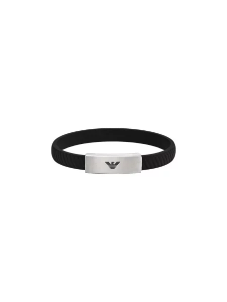 Emporio Armani bransoletka czarna