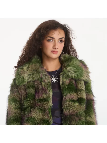 Палто Desigual Camomille Lacroix Coat Green L зелено