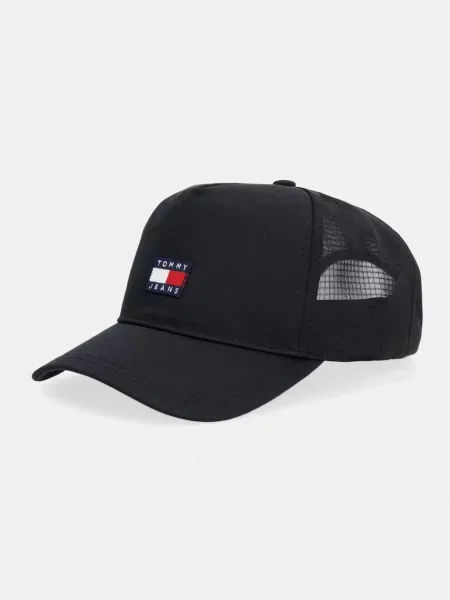Tommy Jeans trucker čepice černý