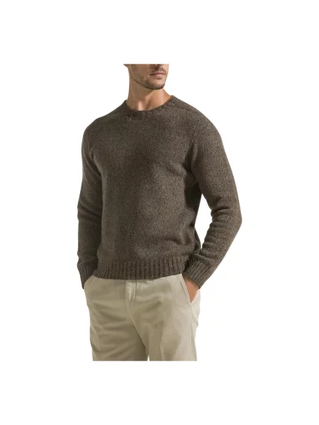 Sweter Seventy brązowy