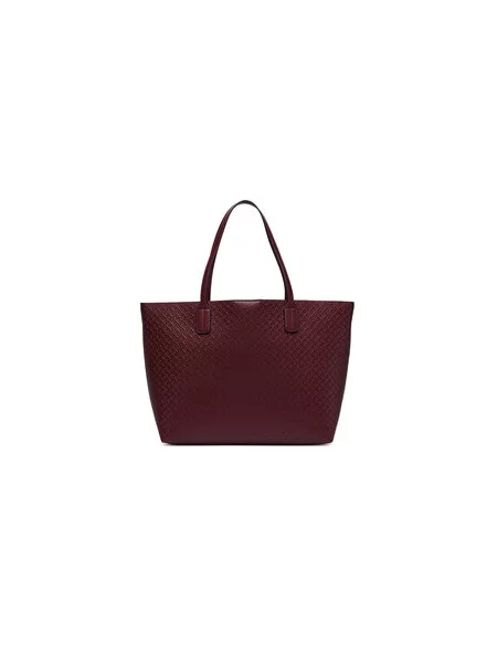 Tommy Hilfiger Ročna torba Th Icon Tote Mono Bordo rdeča